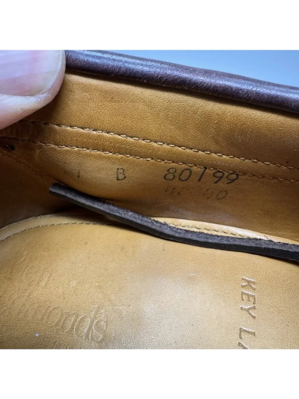Allen Edmonds Mens Size 11D Dark Brown Leather Key Largo Boat Shoes